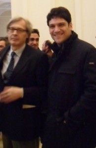 Vittorio Sgarbi con Davide C.M.Ortisi