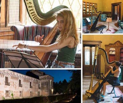 Castello di Panderello (PR) concerti d'arpa