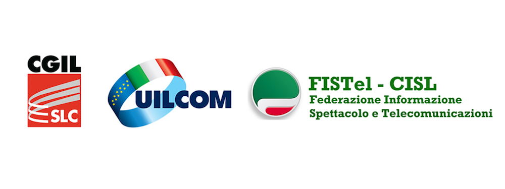 CGIL-SLC-Uilcom-Fistel-Cisl-loghi
