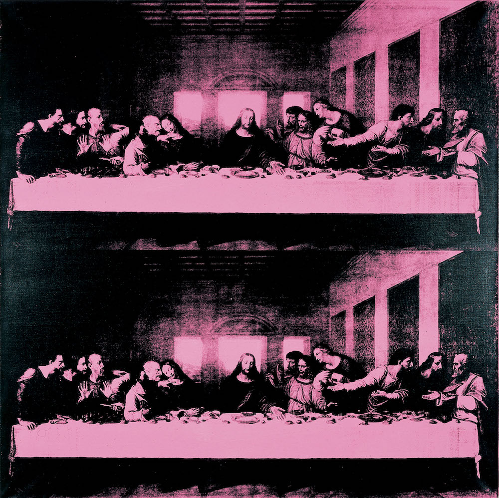 The-Last-Supper-Recall-Warhol Andy, The Last Supper, 1987, acrilico su tela, cm 100x100