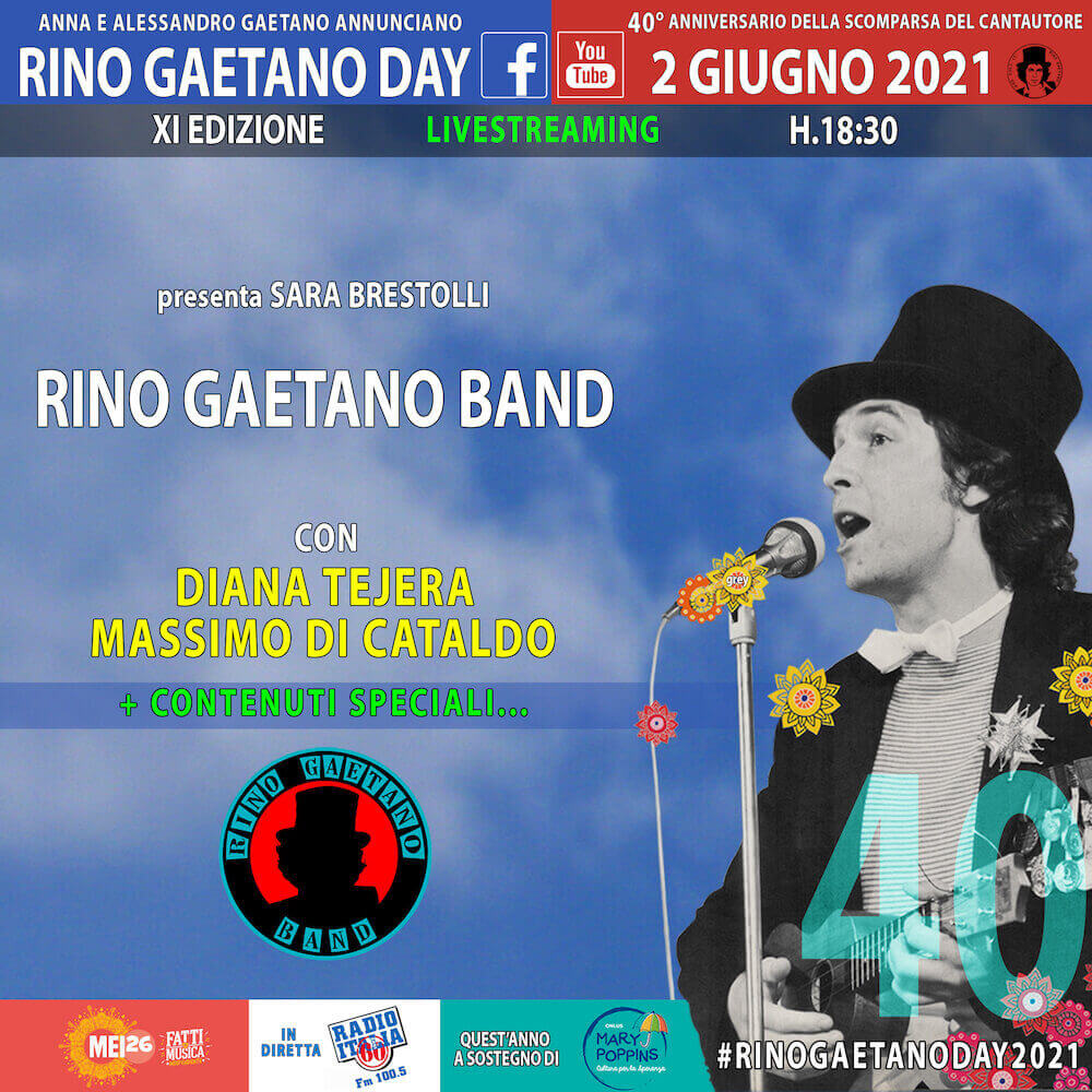 Roma, a Talenti il Rino Gaetano Day