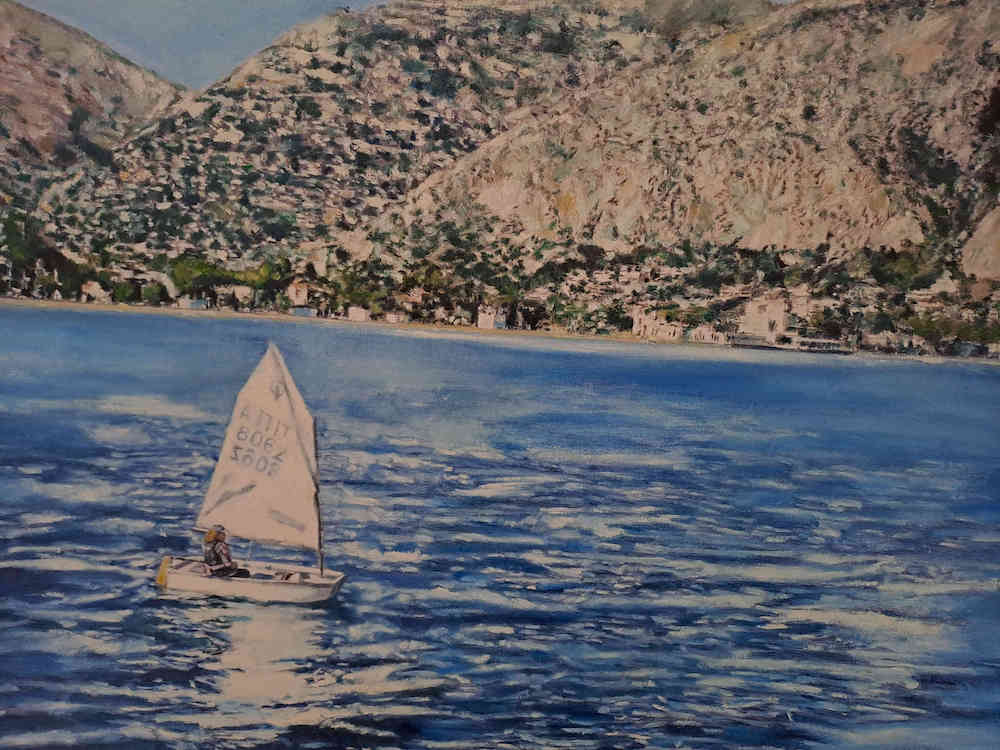 Tommaso-Chiappa-Overland-Vela -40 -50 cm -olio su tela