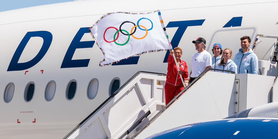 Delta celebra il ritorno dei giochi olimpici negli USA con la livrea personalizzata LA28